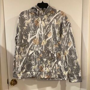 Women's Gray Camouflage Hoodie - no tags, never worn